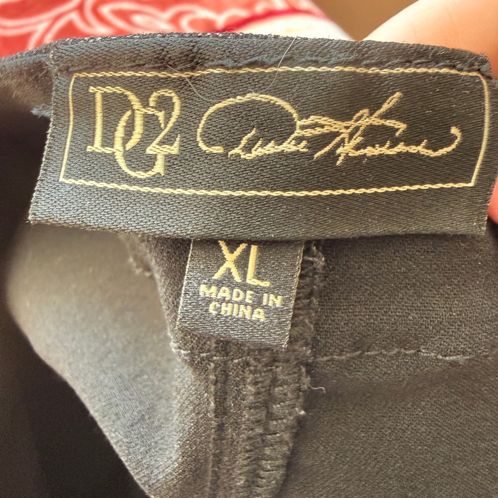DG2 Women's Black Sparkle Button Up Jacket Size XL - Picture 4 of 5